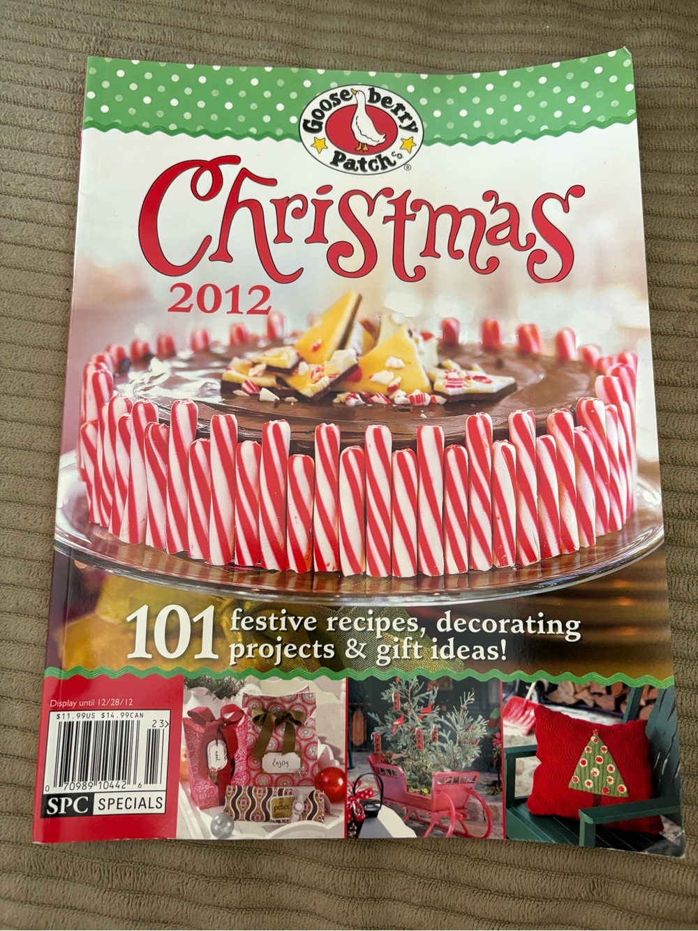 Christmas 2012 Candy Cane Party Cookbook